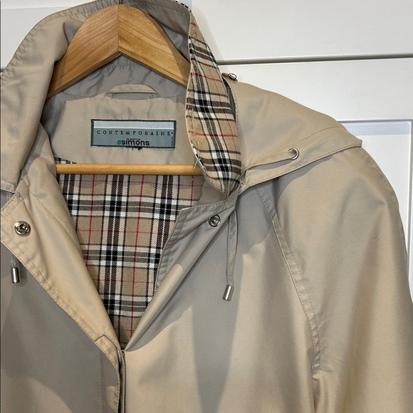 Vintage Contemporaine Maison Simon’s Tan Oversized Hooded Coat XL–2X Classic - Picture 3 of 16